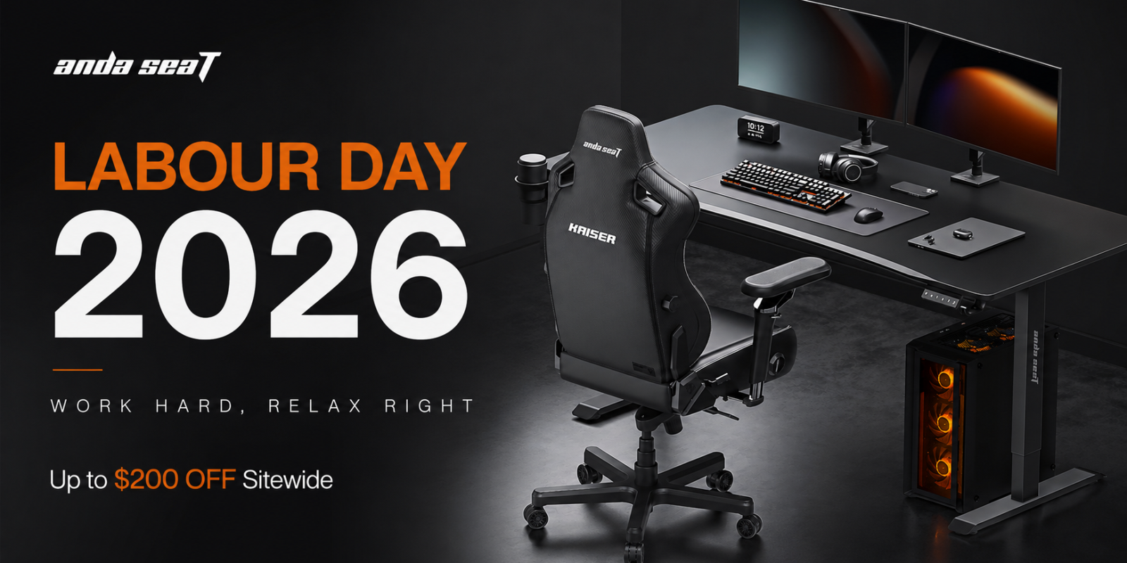 AndaSeat Positions Xtreme Series Around Clearer Work Zones as Visual Load Gains New Research Attention