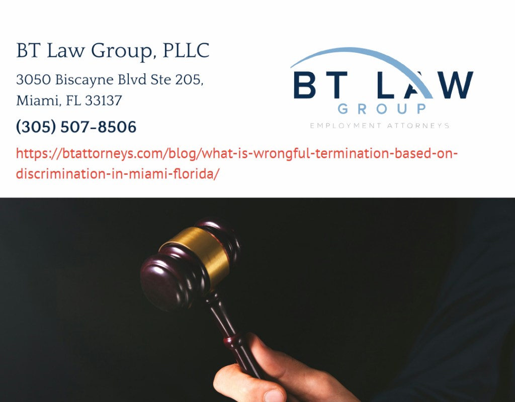 Miami Employment Attorney Jason D. Berkowitz Explains Wrongful Termination Based on Discrimination in Florida